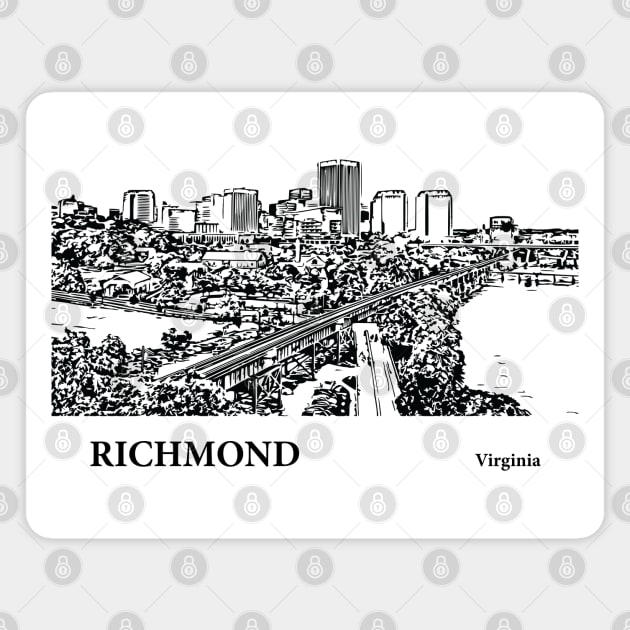 Richmond Virginia Magnet by Lakeric